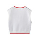 YINGSHI (YEHOO) [Gleicher Stil im Einkaufszentrum] Yingshi Kinderweste Mädchen Baumwollpullover V-Neck Strickweste Retro Style Jahr Frühling Yingshi White Yrbvj12126a 80 cm