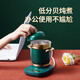 Kangbaobei (kbaobei) health kettle electric kettle mini electric stew cup office small ceramic multi-functional tea maker kbaobei household boiling water stewing floral teapot annual party set gift box 500ML cherry blossom powder + stew pot with spoon gift box standard base + ceramic cup