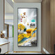 
Mohu's entrance decoration painting vertical modern simple entrance painting opposite door mural Nordic corridor entrance paintings. Home and Fugui 12243 High-transparent crystal porcelain - black frame 90*180-customized size