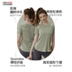 Jingga yoga wear women's top short-sleeved sports top summer loose running fitness short-sleeved T-shirt Pilates training cover green M M