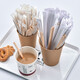 Jiamo Stirring Stick Disposable Coffee Stirring Stick Independent Pack Wooden Coffee Stirring Stick 14cm 300 Count