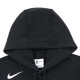 Nike (Nike) Chaqueta de sudadera Summer de verano Nuevos deportes de baloncesto de la NBA de punto más lana Moda Captain Capucha DX9794-010 Negro más Fleece S