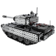 Blocs de construction pour enfants jouets assemblés et bouchés de modèles militaires de réservoirs