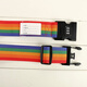 
Caijun's suitcase straps and luggage cross-packing straps Travel password lock luggage straps and fixed straps Caijun Cross Rainbow has passwords