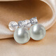 Pearl Queen Akoya Pearl Earrings Round Seawater Pearl Earrings for Women Elegant Birthday Gifts for Women