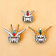 LEMIAO Gundam Robot Mobile Suit Brooch New Trendy Personality Cute Japanese Badge Cartoon Pin Couple Accessories 2# Unicorn A24-209