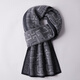 1436 Erdos Ordos City Couple Cashmere Scarf Automne et hiver Nouvelle mode Cachemire chaud Sicure cadeau en tricot et gris foncé