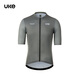
UKE men's short-sleeved cycling suit, comfortable and non-sliding sports top, quick-drying and sweating simple and versatile road bicycle suit, tea green, speeding L