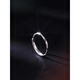 DL 1998 Fat Donglai same style plain ring 925 silver niche design index finger ring simple cold style ring versatile jewelry 925 silver thin wave ring opening adjustable