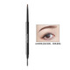 Double-headed automatic rotating eyebrow pencil, waterproof, sweat-proof, long-lasting and non-removable, beginner's eyebrow pencil, double-headed eyebrow pencil dark coffee, 2 pieces