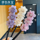 缪色（MiU Se）2022新款韩式花朵盘发器简约气质丸子头扎发发饰懒人蓬松神器 卡其咖纱花盘发器