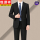 Hengyuanxiang brand suit suit men's spring and autumn business casual formal wedding dress anti-wrinkle wool suit versatile new product navy 3-button top + pants S 165/84