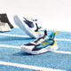 361 children's shoes, children's running shoes, summer boys and girls 3-14 years old, large mesh knob running shoes, blue 36