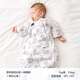 DOMIAMIA baby anti-jump all-in-one sleeping bag with detachable sleeves for 3-12 months baby constant temperature beanie fleece anti-kick quilt pajamas winter thick quilted New - Feilaqinyu (10-15) S size (recommended for 3-9 months, 55-75cm)