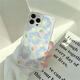 Zitai Applicable to Apple 15 mobile phone case iPhone 15 protective case painted and creative anti-fall shell [flower series - blueberry flower]
