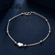 Jincaifu fashion pt950 platinum bracelet for women platinum bracelet ins niche design platinum bracelet gift platinum love bracelet about 3.7g