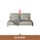 
Aisu minimalist Italian light luxury master bedroom internet celebrity leather bag double suspended bed W693 W693 single bed 180*200