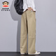Big Mouth Monkey (Paul Frank) Native An Yesk Veste de bataille Trendy Brand Working Pants Men's Automne Loose Sports Pantalon Pantalon Pantalon polyvalent Men Pantalon long Pantalon 9885H Khaki [Authentique officiel] M [suggéré 85-100jin [Jin est égal à 0,5 kg]]]