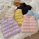 Disney (Disney) Down Vest Children's Baby Cotton Boys and Girls Vest Baby Vest Autumn and Winter Thickened Children Wear Inside and Out Off-Season Beige 90 (Recommended Height 70-80cm)