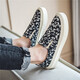 Dkcci viejos zapatos de tela Beijing zapatos de tela informal ligero y transpirable para hombres un pie pedaling zapatos casuales perezosos hombres negros 42