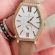 [SEGUNDA 99 NUEVO] Vacheron Constantin Watch Watern's Watch Malta Series 28.40*38.67 mm Diámetro Casco de reloj de lujo de segunda mano Reloj 81515/000R-9892 Manual Mechanical Pink Gold Diamond-Set Sing Watch