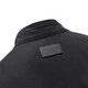 Septwolves Water-Repellent Windbreaker Men's Jacket Stand Collar Mid-Length Casual Men's Clothes Top 001 (Black) 2XL 180/96A