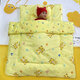 Disney brand newborn baby pure cotton quilt, mattress and pillow three-piece set for spring, autumn and winter, soft quilt and bedding, Mickey AB fully washed silk cotton three-piece set 100*100--55*100