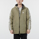 阿迪达斯 （adidas） 三叶草男装 冬季新款运动服户外休闲连帽保暖棉服外套 HL9214米白 M