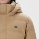 KOLON SPORT/可隆中量羽绒服 女子压胶连帽冬GTX防风宽松鹅绒外套夹克 LKDJ4WTK16-BE 米黄 M 165/88A