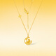 Saturday Fumingyuehuayi Pure Gold 999 Gold Necklace Women's Pure Gold Pendant Price A0613919 Approximately 4.21g Gift