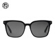 Madera Noventa gafas de sol Board Board Marco cuadrado Gafas de sol Sun Protección solar para hombres Gafas de sol de mujeres que muestran cara pequeña MJ101SK724 BKC1 Obsidiana Negro [Polarizado]