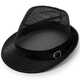 
Mozilan Spring and Summer Outdoor Casual Hat Men Men's Breathable Straw Jazz Hat Straw Hat Breathable Mesh Top Hat Coffee One Size 57-58cm