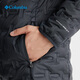 Columbia men's and women's seamless heat-pressed silver dot water-repellent 650 fluffy duck down warm down jacket WE6610 010 Asia-Pacific slim fit black XL (185/104A)