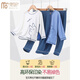 
Modal pajamas children's 3-15-year-old boys' home clothes for boys' new summer ice silk suit medium-sized children's long-sleeved air conditioning suit white 160 size recommended height 160-170cm11-12 years old