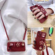 
Muwen OPPO mobile phone case crossbody coin wallet simple women's card bag light luxury soft shell cute neck ins style strawberry fruit wristband silicone red new year style wine red + strawberry fruit wristband + crossbody lanyard OPPO FindX6 exclusive