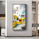 
Mohu's entrance decoration painting vertical modern simple entrance painting opposite door mural Nordic corridor entrance paintings. Home and Fugui 12243 High-transparent crystal porcelain - black frame 90*180-customized size