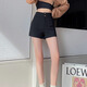 Ge Shihui shorts autumn and winter girls hot pants hot pants winter black shorts plus velvet casual pants high-waisted shorts with boots high-waisted suit shorts plus velvet L