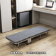 
Stoop folding bed lunch break nap bed single person accompanying bed lounge chair folding chair office hospital workplace simple portable (ordered from 20 pieces) 60CM wide linen gray (silver frame) + dust cover
