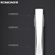 Luo Meng 6CM bow tie clip men's suit tie dress performance clothing clip groom clothing accessories clip