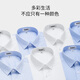 
Hengyuanxiang pure cotton free ironing blue shirt men's short-sleeved summer cardigan formal wear men's half-sleeved white shirt short-sleeved M05-6218 blue (pure cotton liquid ammonia free ironing 38 [weight 100 Jin [Jin equals 0.5 kg]-125 Jin [Jin equals 0.5 kg]]