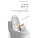 Wall row toilet rear drainage side row type small apartment left and right row horizontal row large diameter direct flush household toilet toilet small apartment type snow crystal nano glazed wall row type other/other