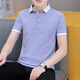 Caiden Ketch Herrenbekleidungsmarke Kurzärärmelte Polo-Shirt-T-Shirt für Männer 2025 Sommer Neugeschäft Casual Vielseitig atmungsaktives Top White 683 [Spot Speed] M (Empfohlen 90-115jin [Jin entspricht 0,5 kg]))