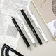 Chenguang YouPin Neutral bolígrafo Neutro ST ST Bajo Press de gravedad 0.38 Negro Fina Fina Cono ST BENE Carrera Fina Agua Negra Firma de la pluma Pen Press Core [0.38 ST Reemplazo de secado rápido] 6 piezas 2601 2601