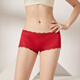 Sibirische dünne Seidenunterwäsche für Frauen 100% Maulbeer -Seidenshorts sexy Spitze markiert atmungsaktiven Hüftboxhosen Großgröße Wein Rot 3883 m [Referenzgewicht 90 ~ 105 Jin [Jin entspricht 0,5 kg]]
