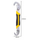 
Deli wrench multifunctional movable end wrench tool set movable large opening universal pipe pliers quick wrench [sharp tail type] 2-piece set DL1421