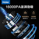 Haier vacuum cleaner wired household handheld push rod two-in-one small powerful dust removal pet car cleaning can be wall-mounted HZ-G16W white