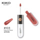 
KIKO Mingcai Double-head Lip Glaze 103 Mirror Velvet Mirror Matte Lipstick Raincoat Water-Light Milk Tea Bean Pastry Lip 133 Smoke Powder Litchi Limited New Color