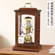 Hanshi (Hense) solid wood mechanical desk clock Chinese style living room wind-up desk clock creative retro sitting clock ornaments clock HD03 German Hemler 14-day movement