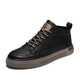 Camel men's shoes autumn 2024 new casual leather shoes for men's British wear-resistant shoes for men's soft-faced Martin boots mid-top khaki-W9903 42