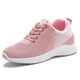 Hongxing nuevo Zapatos de suela suave 2025 Summer, zapatos tejidos voladores, zapatos madre estudiantil, de pie durante mucho tiempo, zapatos informales, G-H831 Rose Red 38